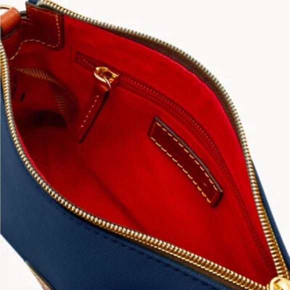 Dooney & Bourke Nylon Crossbody Pouchette -navy - Picture 3 of 5
